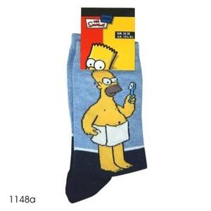 The Simpsons socks – blue with Homer