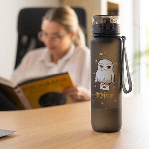Water bottle 1L black | durable and practical | Harry Potter