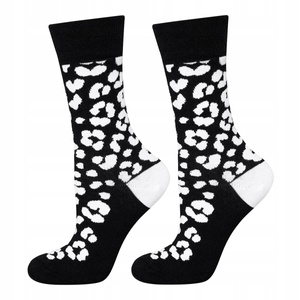 Women's socks SOXO GOOD STUFF black and white