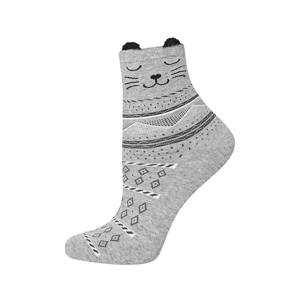 Women's socks SOXO with cat ears