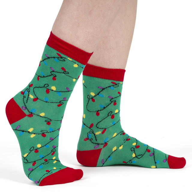 Set 4x Colorful women's socks SOXO GOOD STUFF merry Christmas gift cotton socks