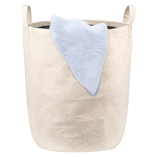 Momo Way folding laundry basket beige