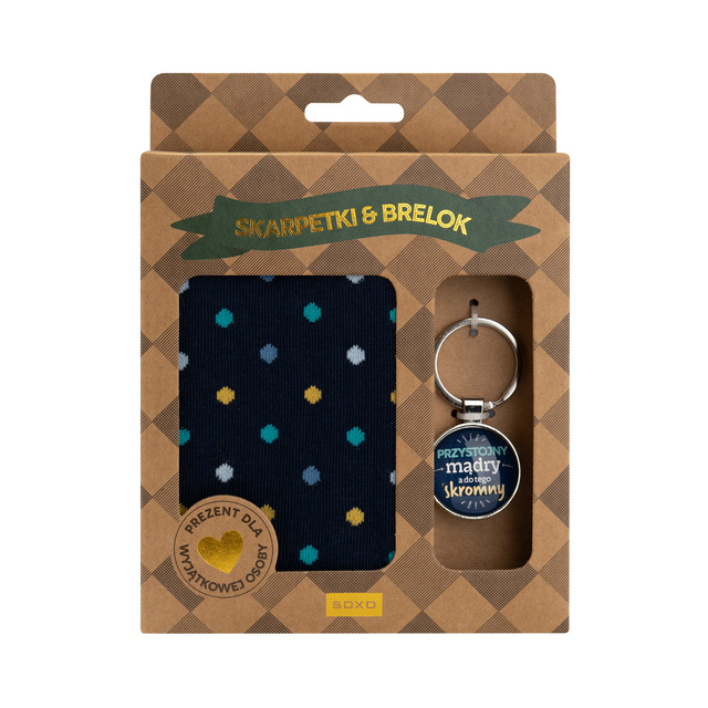 Zestaw Skarpetki z Brelokiem Przystojny