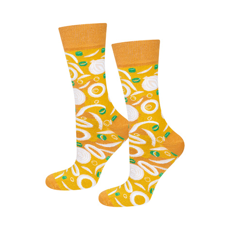 Women's Socks | Men's SOXO GOOD STUFF onion soup in a can gift for her | for Him Unisex