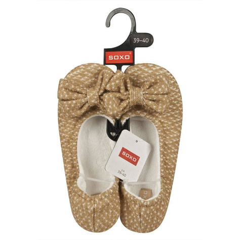 Women's SOXO slippers with a cotton 