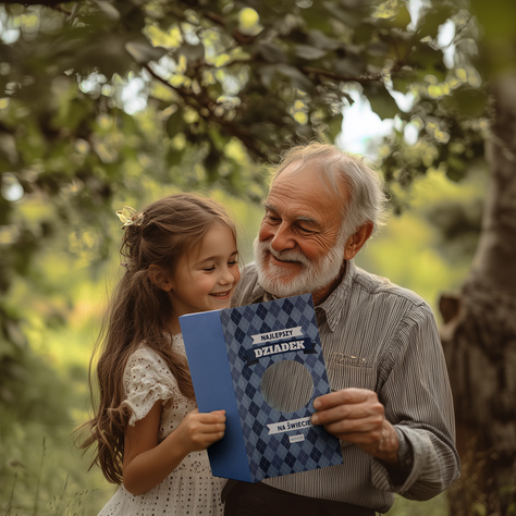 Skarpetki męskie SOXO Najlepszy Dziadek na Świecie