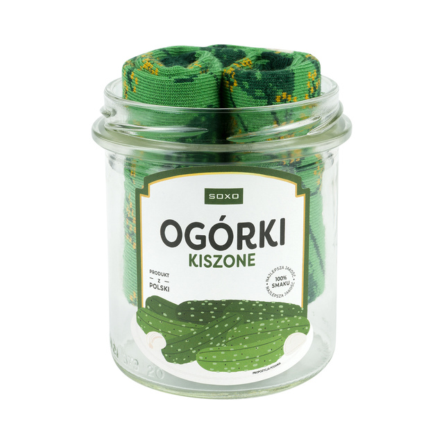 Skarpetki Ogórki Kiszone w Słoiku