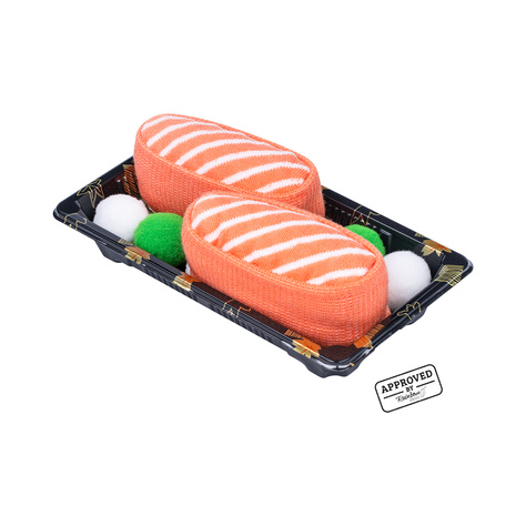 Colorful women's men's SOXO socks Sushi in a box 