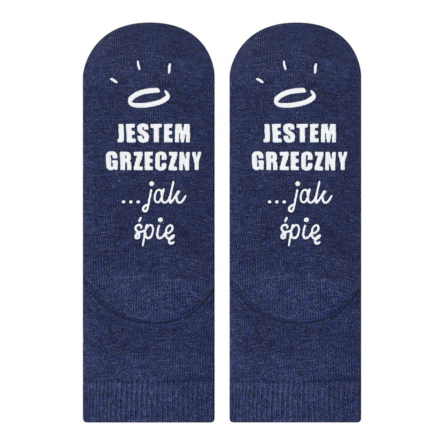 Children's socks SOXO with Polish inscriptions