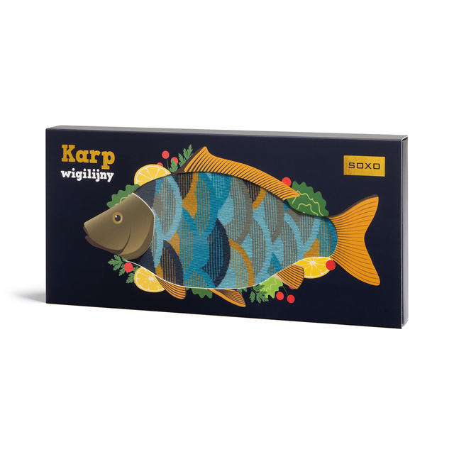 Skarpetki Pierogi i Karp wigilijny 2-pak