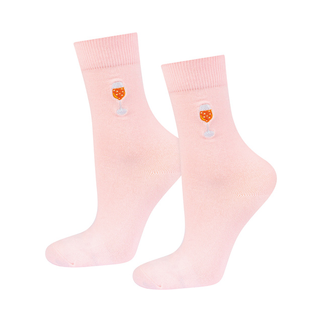 Set of 3x SOXO | Aperitif women's socks in a gift tube