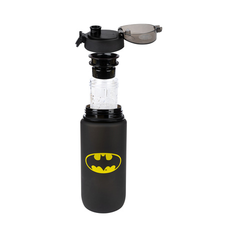 Water bottle 0.6L black | durable and practical | Batman