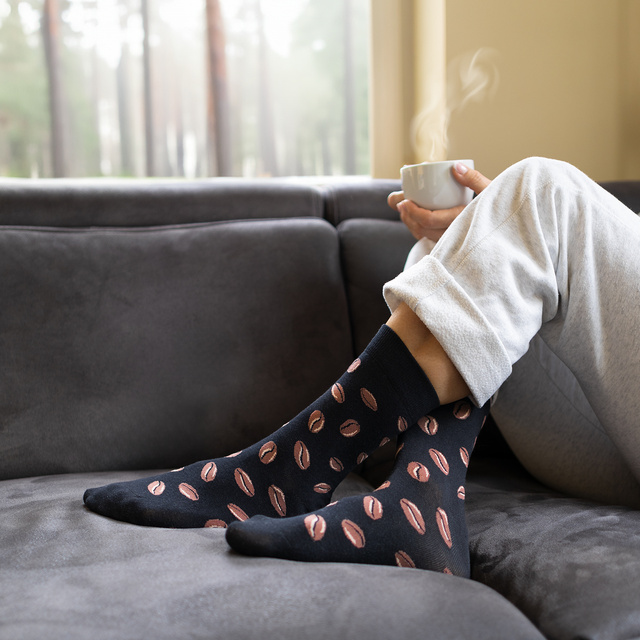 Soxo espresso women's socks