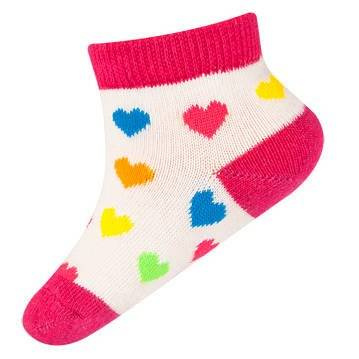 Set of 2x Colorful SOXO baby socks with patterns