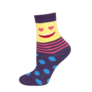 Colorful SOXO children's socks, warm and cheerful terry faces