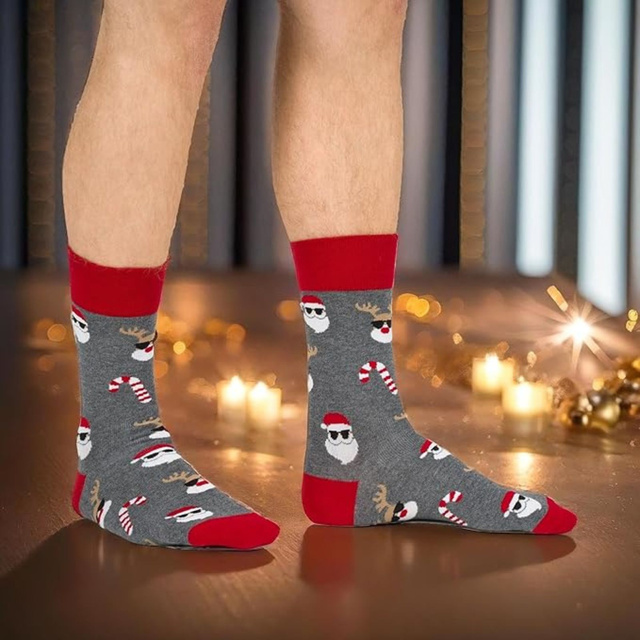 Set Christmas Boxer Shorts + Socks 4-Pack