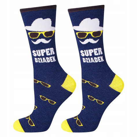  SOXO men's socks super grandpa