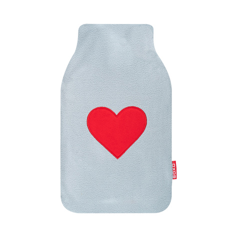 SOXO gray hot water bottle warmer gift for Valentine's Day