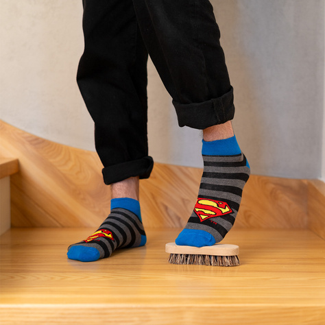 Set of 4x Colorful SOXO Superman DC COMICS men's socks