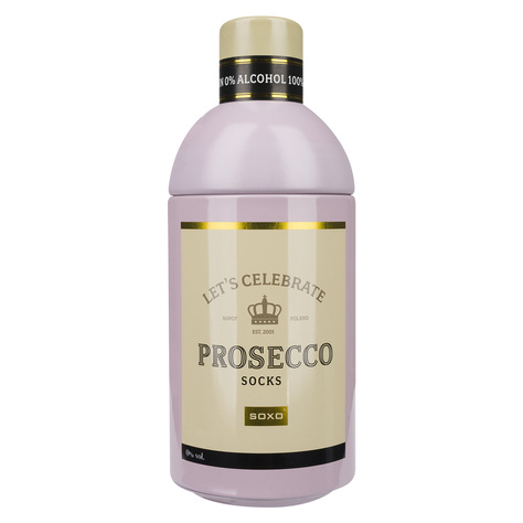 Skarpetki damskie SOXO Prosecco w butelce 