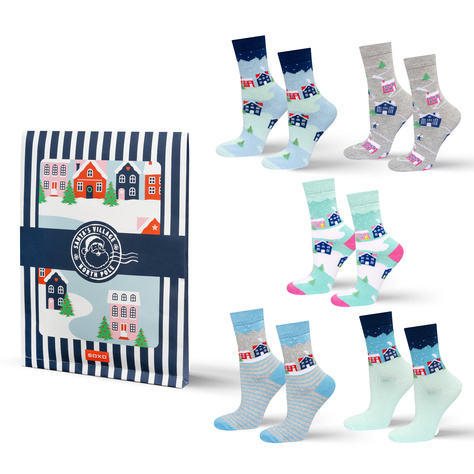 Women's Christmas Socks SOXO – 5 pairs