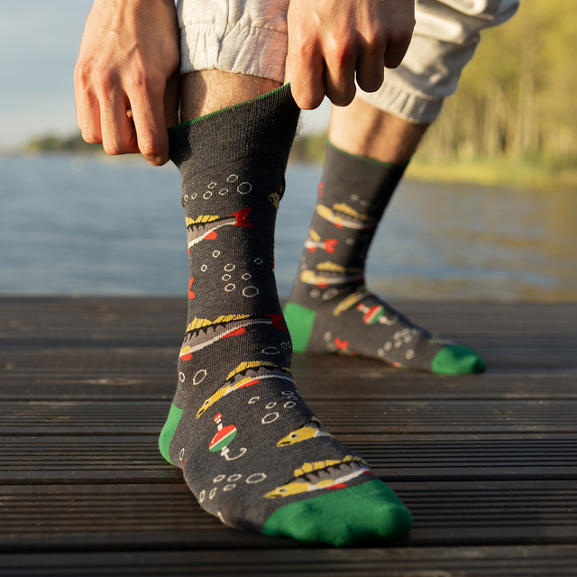 Set Fish Socks + Mug