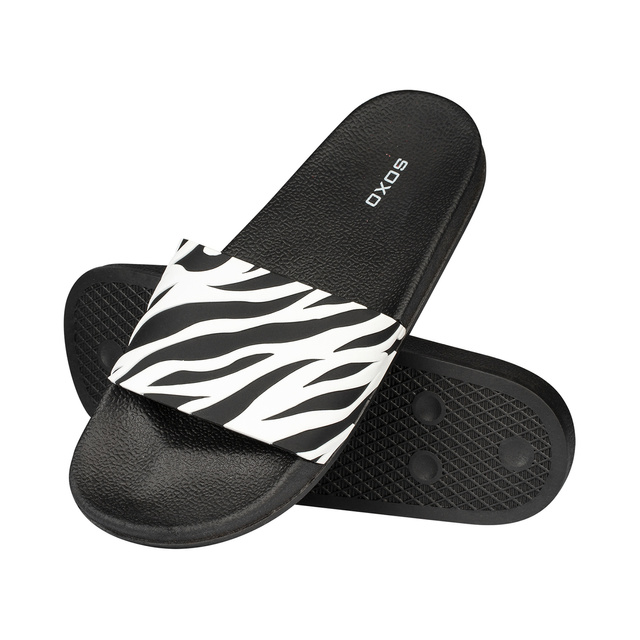 Klapki Zebra
