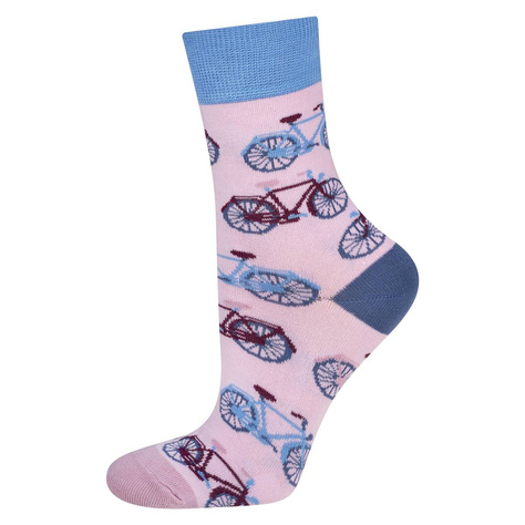 Colorful women's SOXO GOOD STUFF socks cotton bicycle