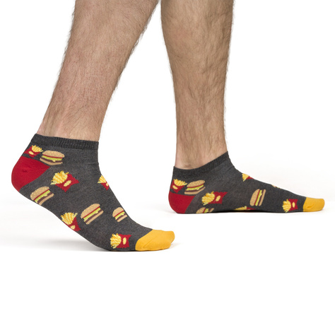 Set of 3x Colorful men's socks SOXO GOOD STUFF pizza gift