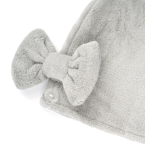  MOMO WAY gray bath turban | towel