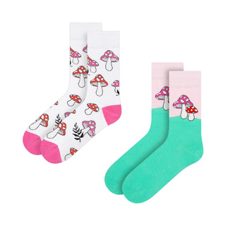 Mushroom Socks 2-Pack