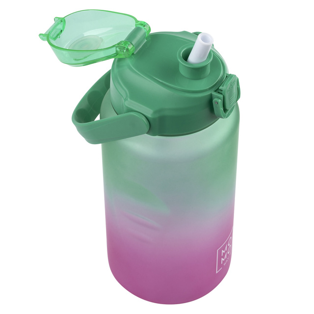 Butelka na Wodę Zielono-Różowa 1500 ml