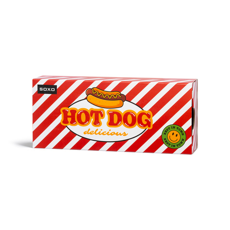 Skarpetki męskie SOXO Hot Dog