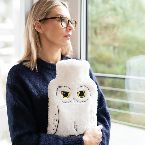 Hot water bottle Harry Potter Owl SOXO Original product of Warner Bros. a great gift for her