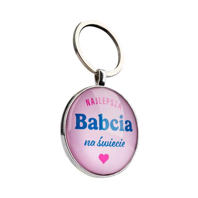 Brelok do Kluczy Najlepsza Babcia 