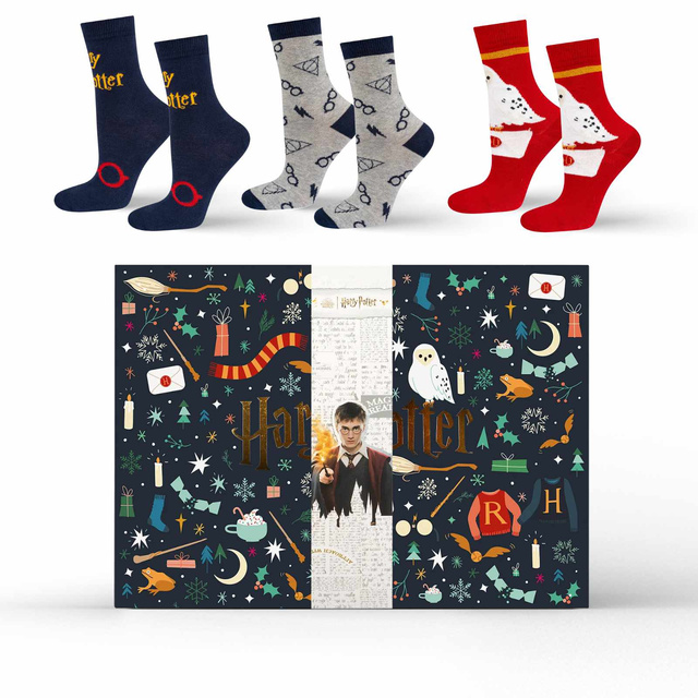 Gift Box ze Skarpetkami Harry Potter 12-pak