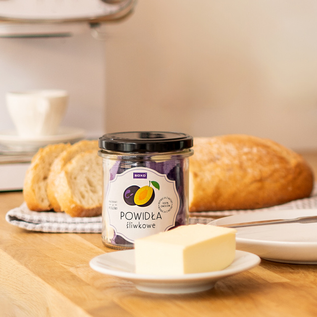 Plum Jam Socks in a Jar
