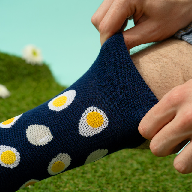 Hard-Boiled Egg Socks