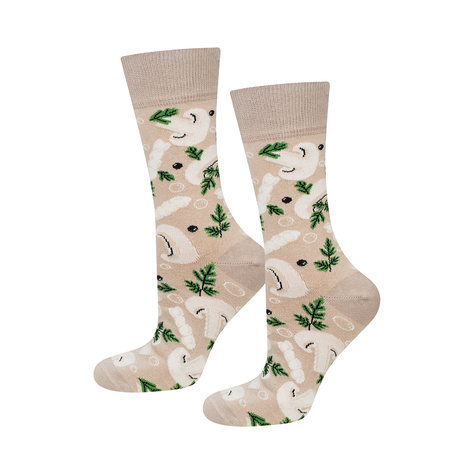 Men's Socks | Women's SOXO GOOD STUFF canned mushroom soup Gift for Him | for Her Unisex