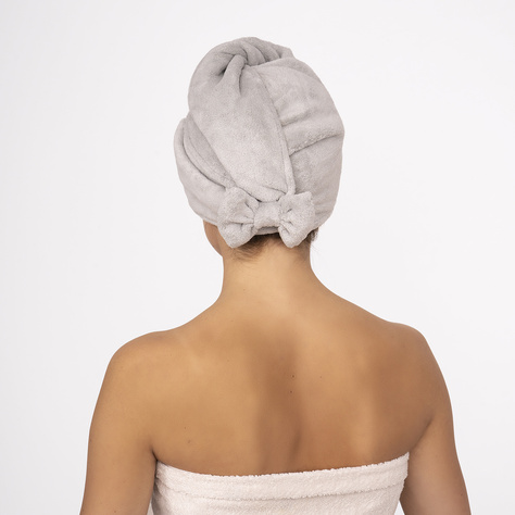 MOMO WAY Gray bath turban