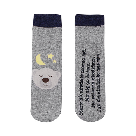 Children's socks SOXO with Polish inscriptions 