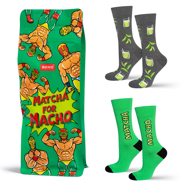 SOXO Matcha Men's Socks - 2 Pairs