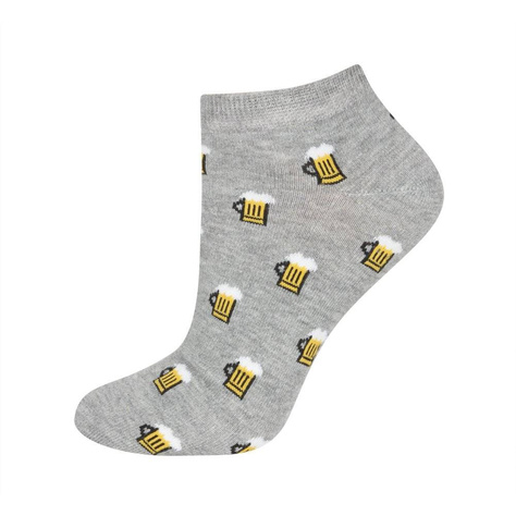 Colorful men's socks SOXO GOOD STUFF funny beer