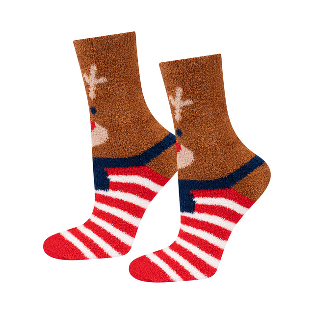 SOXO women's reindeer socks