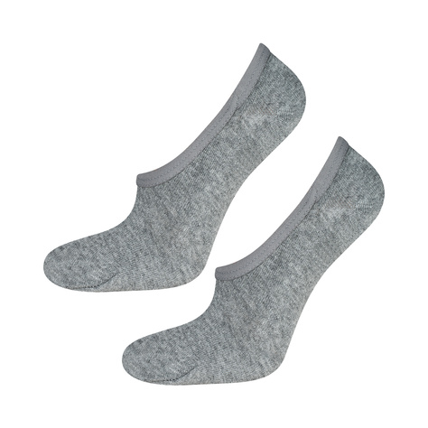 Set of 6x Men's gray SOXO socks with silicone 