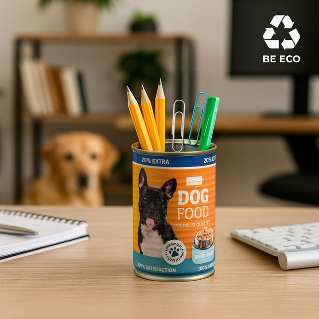 Dog Food Socks in a Can