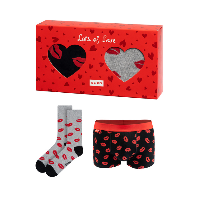 Set Kiss Boxer Shorts + Socks 2-Pack