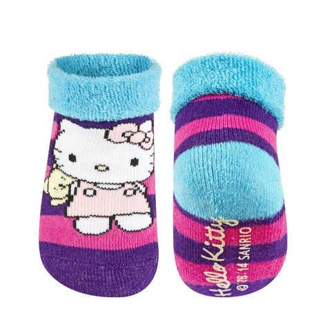 Colorful SOXO Hello Kitty baby socks with ABS