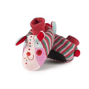 Colorful children's slippers SOXO fluffy pet