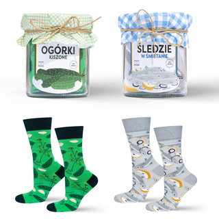 Herring and Pickles Socks in a Jar 2-Pack
